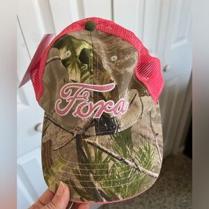 Ford Kids Pink and Camo Hat